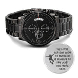 Gift For Skateboarders - Engraved Watch - Try One More Time