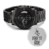 Gift For Skateboarders - Engraved Watch - Born To Ride