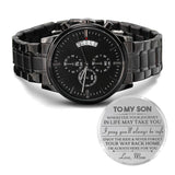Engraved Watch Gift For Son From Mom - Always Be Here For You