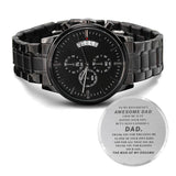Gift For Boyfriend's Dad From Girlfriend - Engraved Watch