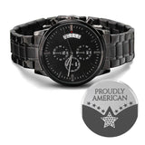 4th Of July USA Watch Gift For Husband - Proudly American