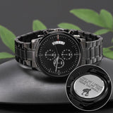 Gift For Skateboarders - Engraved Watch - Dream Too Big