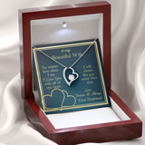 To My Wife Necklace Gift - Love You With All My Heart