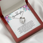 Granddaughter Gift, Forever Love You Necklace