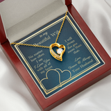 To My Wife Necklace Gift - Love You With All My Heart