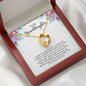 Granddaughter Gift, Forever Love You Necklace