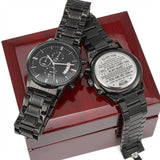 Engraved Watch For Son Gift From Mom- I'm So Proud Of You