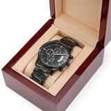 Gift For Skateboarders - Engraved Watch - Try One More Time