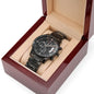 Graduation Gift For Son - Engraved Chronograph Watch