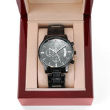 To My Husband Engraved Watch Gift - I Choose You