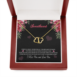 I'm Sorry Gift For Her - I Miss You and Love You Necklace Gift