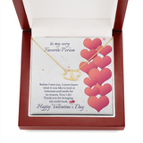 Valentine's Day Jewelry Gift For Her - Always Smiling Everlasting Love Necklace