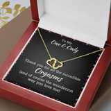 To My Wife Necklace Gift - Funny Orgasm Message Card