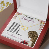 To My Daughter From Mom Everlasting Love Necklace Gift