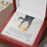 Valentine's Gift For Her - Everlasting Gold Hearts Necklace