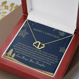Christmas Gift For Mom From Daughter - Gold Hearts Necklace - Love Always