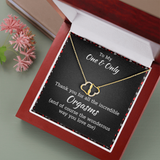 To My Wife Necklace Gift - Funny Orgasm Message Card
