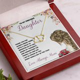 To My Daughter From Mom Everlasting Love Necklace Gift