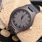 Gift For Motorcycle Brothers, Engraved Mens Wood Watch