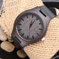 Graduation Gift For Him - Engraved Wood Watch