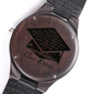 Graduation Gift For Him - Engraved Wood Watch