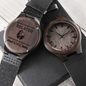 Gift For Motorcycle Brothers, Engraved Mens Wood Watch