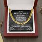 Gift For Motorcycle Riding Husband, Link Chain Necklace For Men