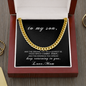To My Son Gift From Mom-May Your Dreams Come True Cuban Chain Necklace