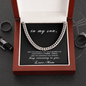 To My Son Gift From Mom-May Your Dreams Come True Cuban Chain Necklace