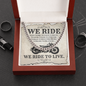 Gift For Motorcycle Lovers Link Chain Necklace For Him