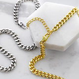 To My Son Gift From Dad-May Your Dreams Come True Cuban Chain Necklace
