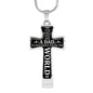 Father's Day Gift For Dad - Image Cross Necklace