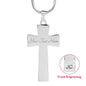 Father's Day Gift For Dad - Image Cross Necklace
