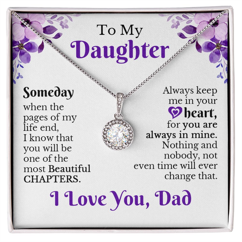 Gift For Daughter From Dad - Sparkling Necklace