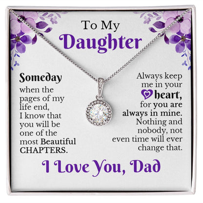 Gift For Daughter From Dad - Sparkling Necklace