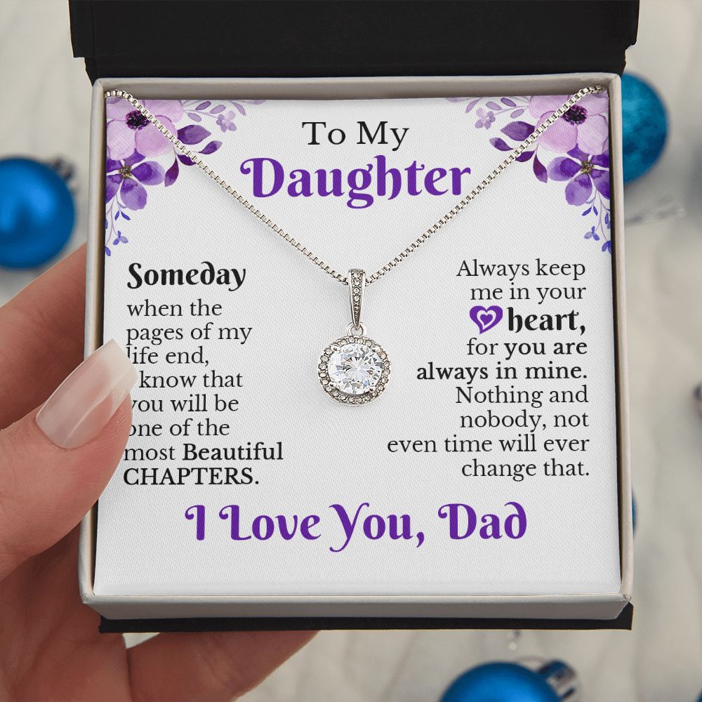 Gift For Daughter From Dad - Sparkling Necklace