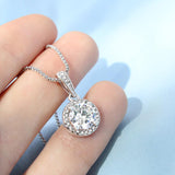 To My Wife Necklace Gift - Love You With All My Heart Eternal Hope Necklace