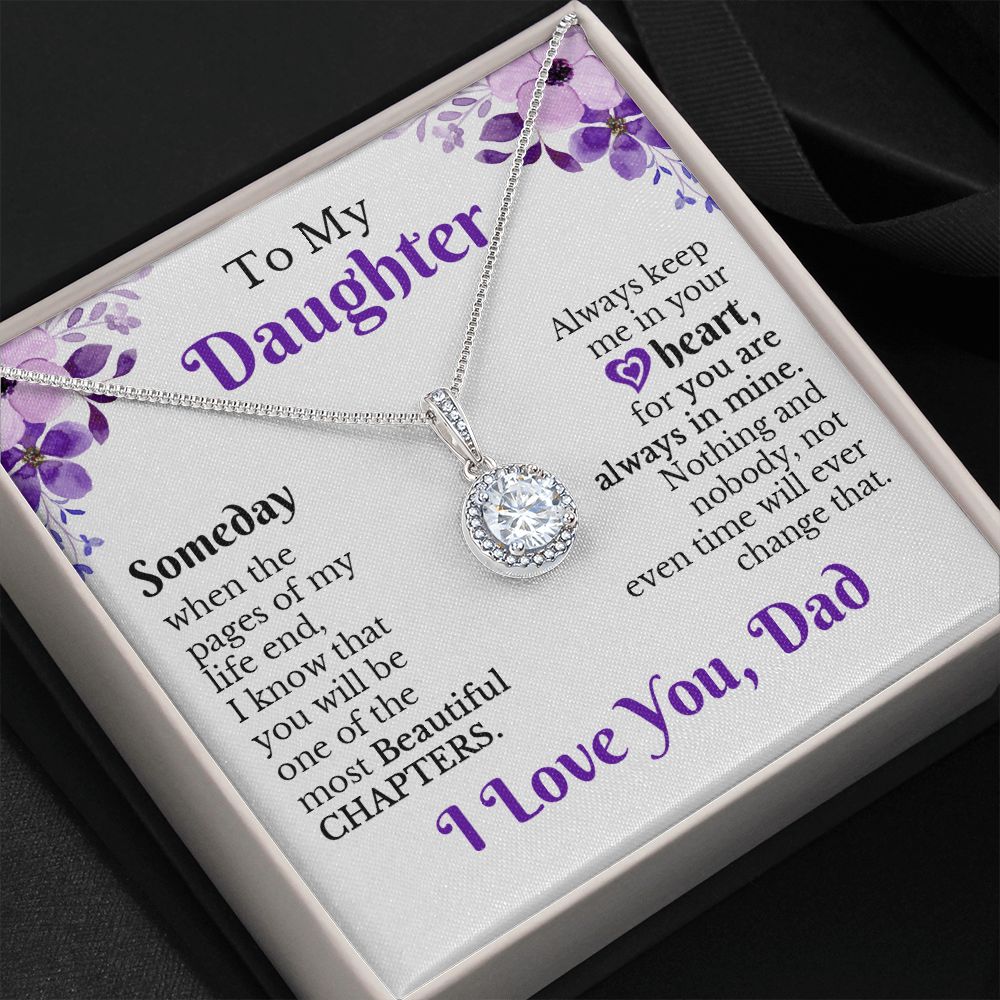 Gift For Daughter From Dad - Sparkling Necklace