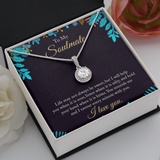 Gift For Soulmate - I Love You Necklace Message Card Jewelry