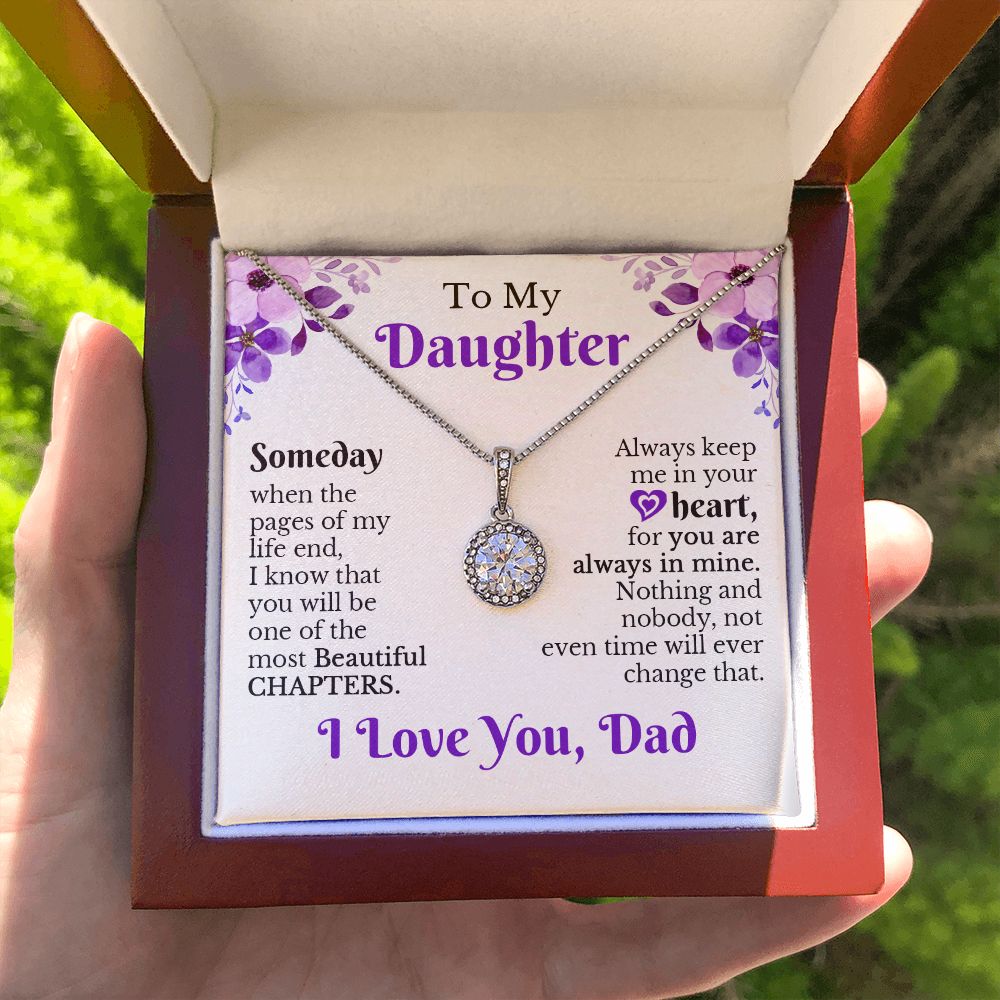 Gift For Daughter From Dad - Sparkling Necklace