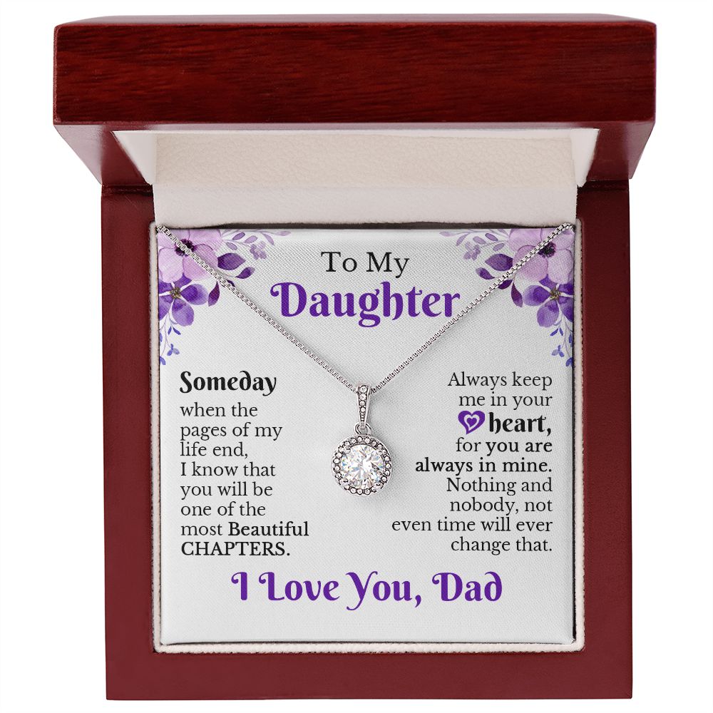 Gift For Daughter From Dad - Sparkling Necklace