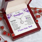 Gift For Daughter From Dad - Sparkling Necklace