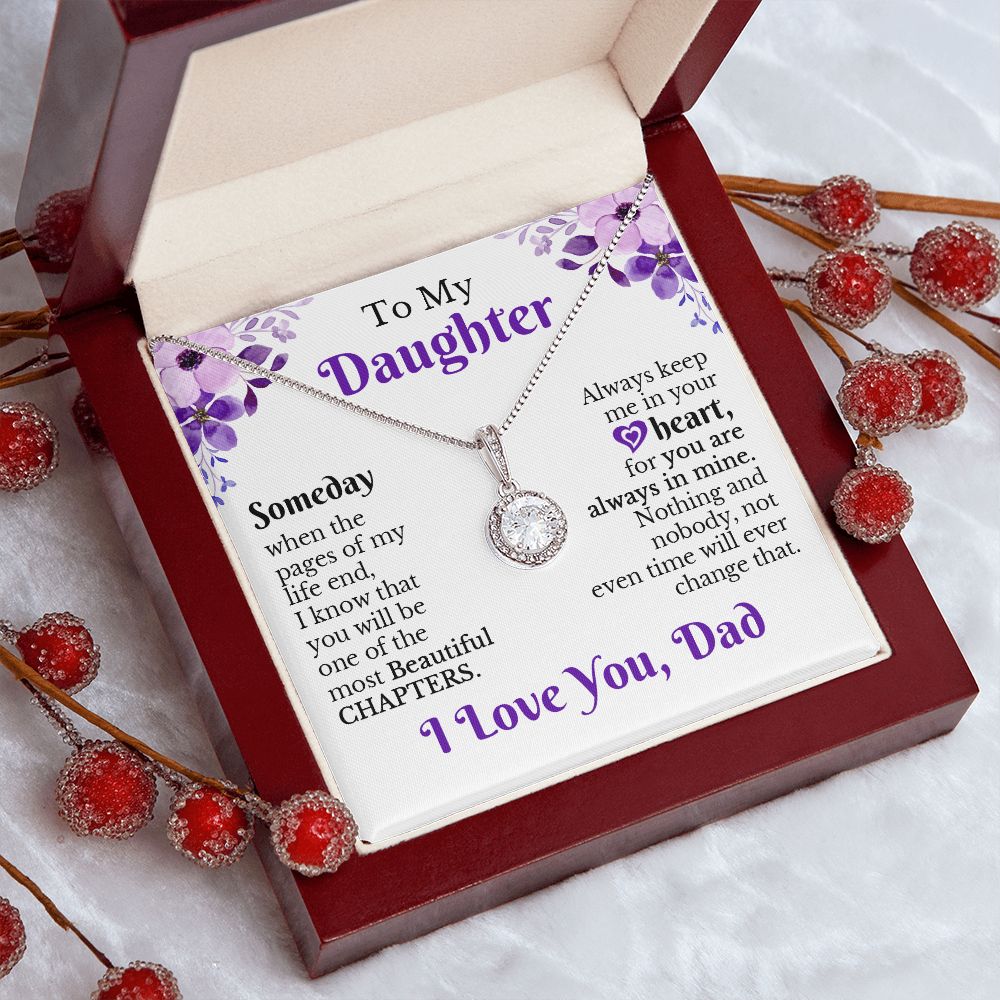 Gift For Daughter From Dad - Sparkling Necklace