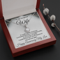 Anniversary Necklace For My Wife-I Choose You Over and Over