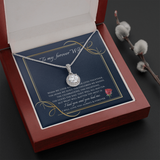 To My Wife Necklace - I will Love You Until The End Eternal Hope Necklace