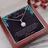 Gift For Soulmate - I Love You Necklace Message Card Jewelry