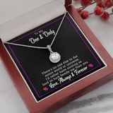 To My Wife Necklace Gift - Funny Snoring Message Card