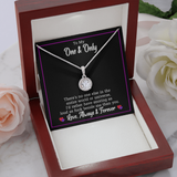 To My Wife Necklace Gift - Funny Snoring Message Card