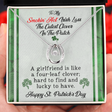 Girlfriend Gift-St. Patrick's Day Irish Lass Love Necklace