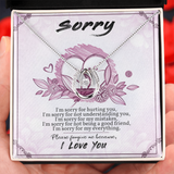 I'm Sorry Gift - Sorry For Hurting You Necklace For Her